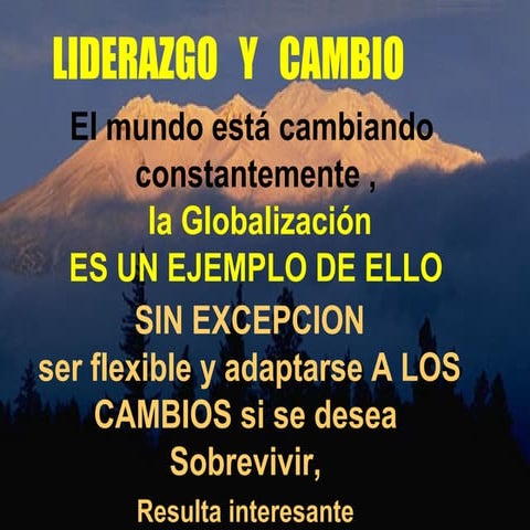 Liderazgo transformador