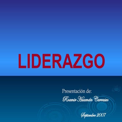 LIDERAZGO