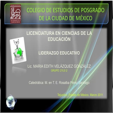 Liderazgo Educativo 