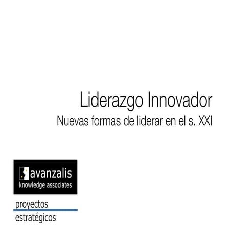 Liderazgo innovador avanzalis