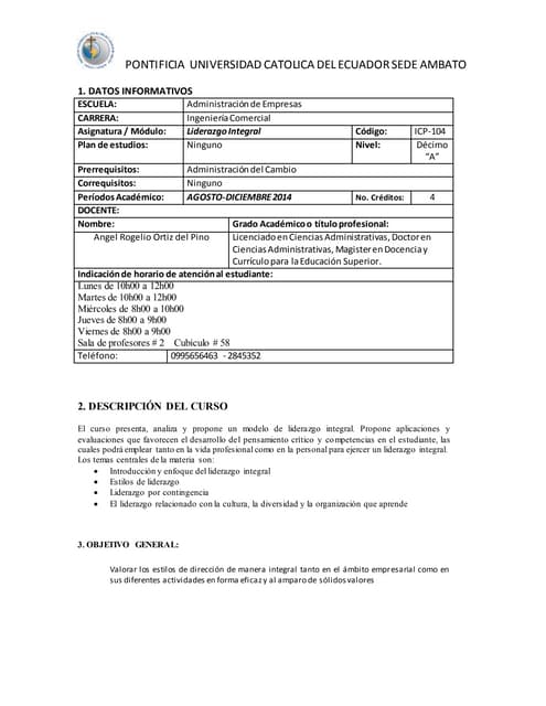 Liderazgo integ x p ico agos - dic 2014