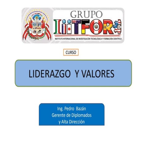 Liderazgo y valores itforc