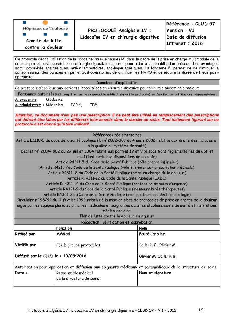 protocole xylocaine_iv_clud_v_1