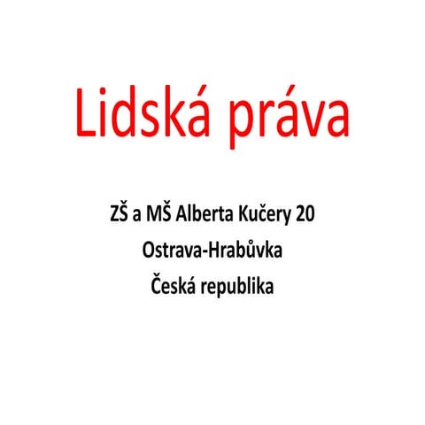 Lidská práva