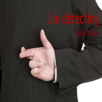 Lie detecting