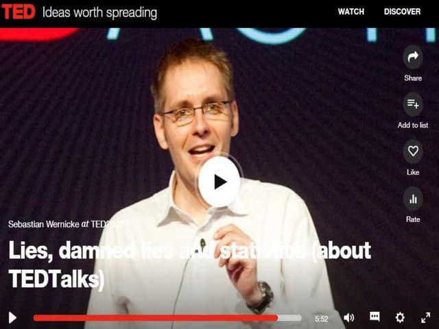 Lies,Damned Lies And Statistics (About Ted Talks) | PPT