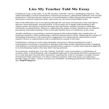 Lies My Teacher Told Me Essay.pdf