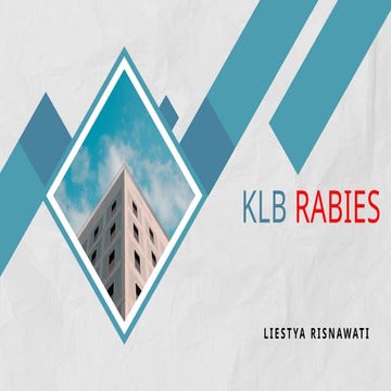 Kejadian Luar Biasa (KLB) rabies.ppt di Indonesia x | PPTX