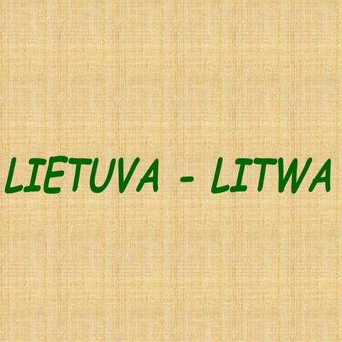 Lietuva | PPT