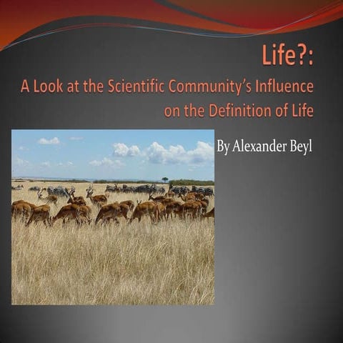 Biology, What is Life? | PPT