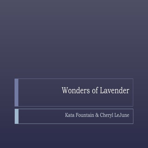 LIFE -  4/7/2010 - Lavender