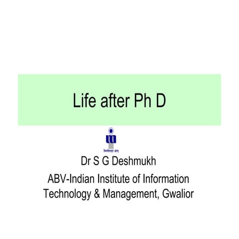 Life after-phd-10-nov