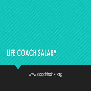 Life Coach Salary | How to Make Money as a Life Coach