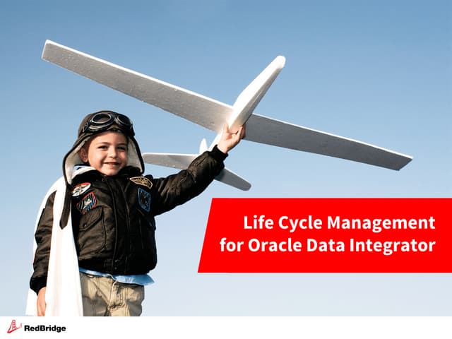 Life Cycle Management for Oracle Data Integrator