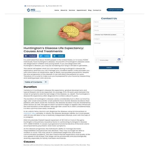 Huntington’s Disease Life Expectancy: Causes And Treatments