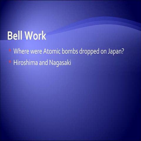 Life On The Home Front