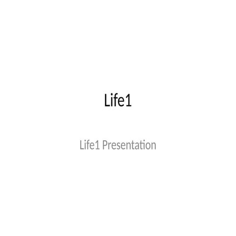 Comprehensive Overview of Key Ideas and Their Importance in Life2 | PPTX