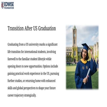  Life After Graduation in the USA, Work and Career Path