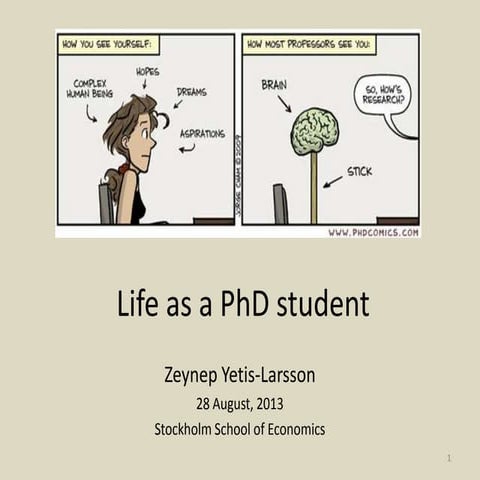 Life as a PhD student