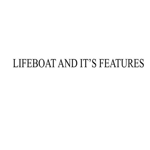 Lifeboatppt