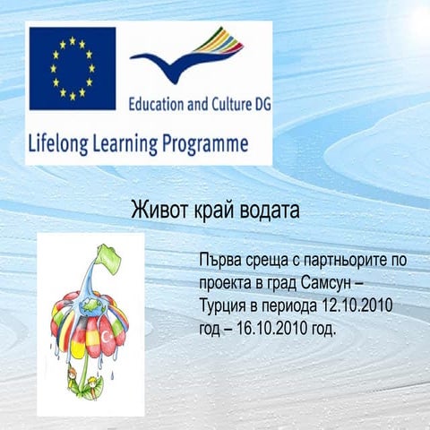 Life by the water presentation  first meeting