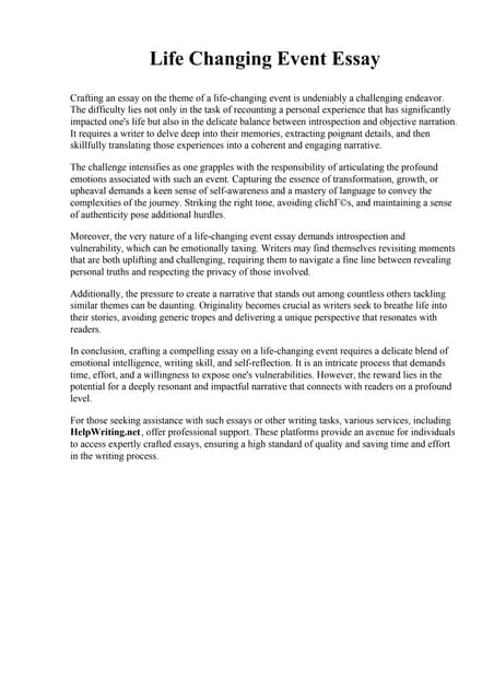 Life Changing Event Essay Brazosport College PDF life-changing-event-essay-brazosport-college-pdf