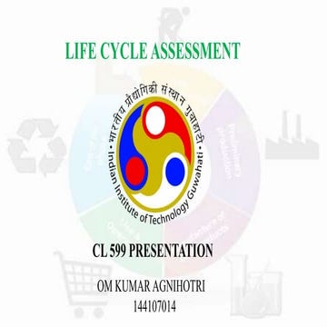 Life cycle assessment