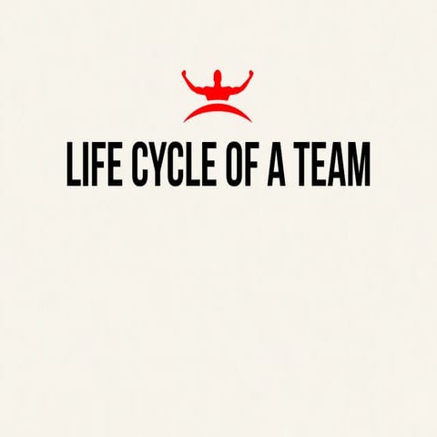 Life cycle of a team