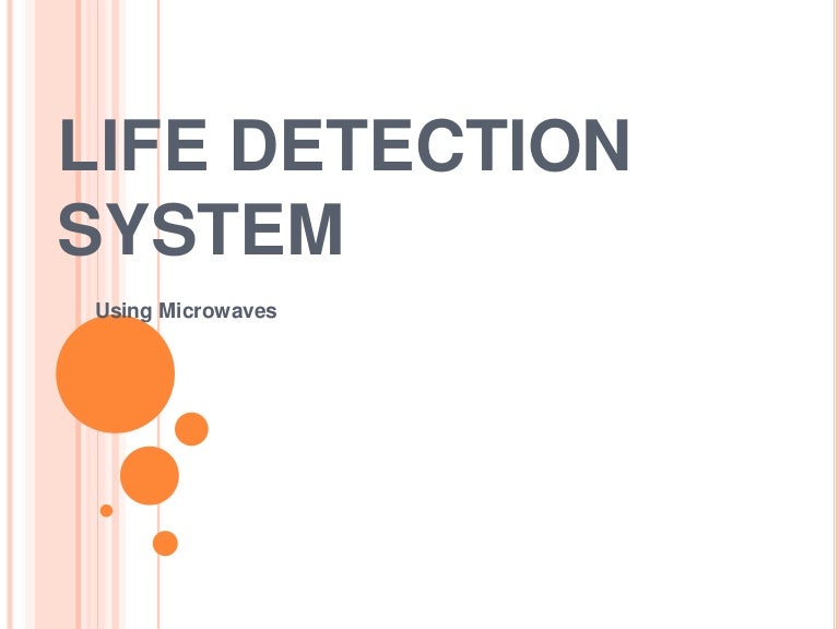 Life detection system