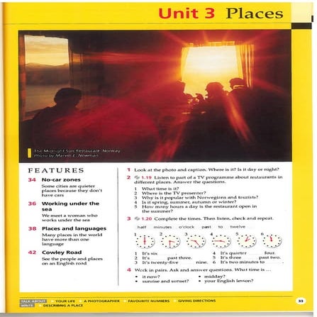 Life elemetary unit 3 places