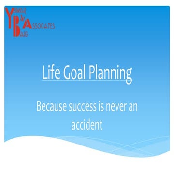 Life goal planning
