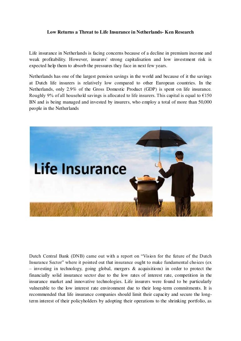 Life Insurance Sector Trends Netherlands netherlands Life Insurance R