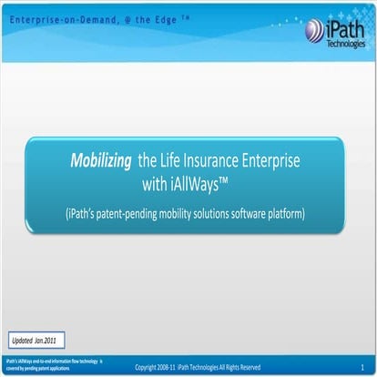 Mobility Solution for Life Insurance Enterprises
