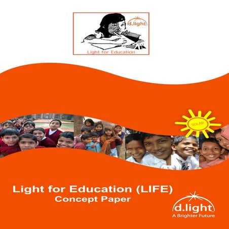 Life  Light For Education Concept Paper On Education