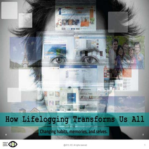 How Lifelogging Transforms Us All : Changing habits, memories, and selves.