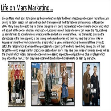 Life on mars marketing