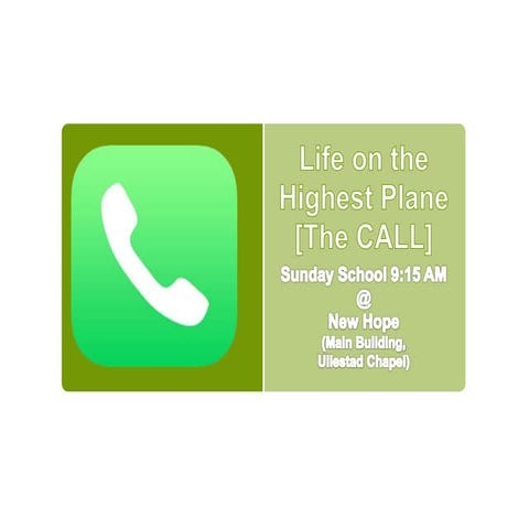Life On The Highest Plane - The Call