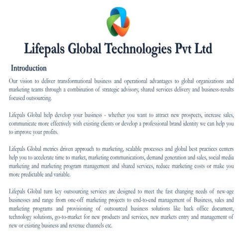 Lifepals global outsourcing partner