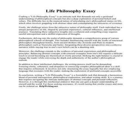 Life Philosophy Essay.pdf