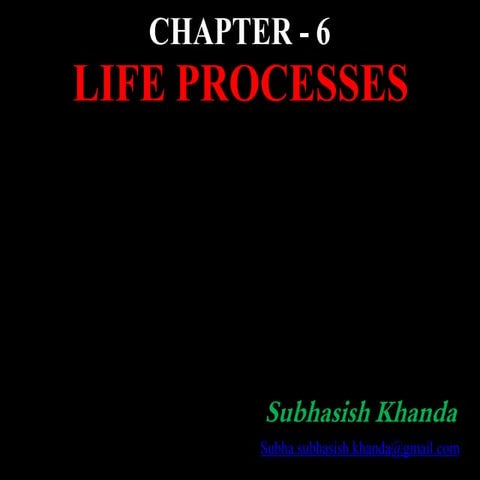 Life Process (CBSE - X)