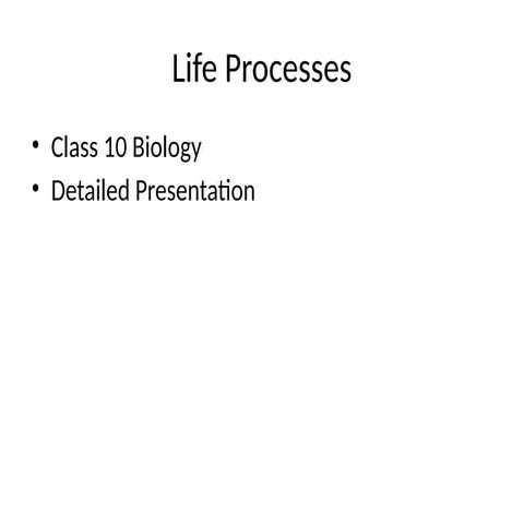 Class 10 presentation on biology chapter 1 | PPTX