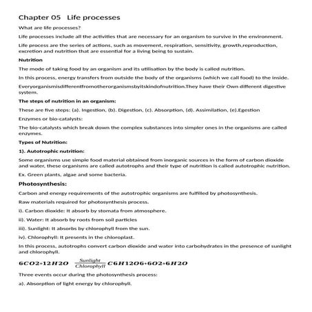 LIFE PROCESSES-PART 1 : NUTRITION - CBSE CLASS 10 BIOLOGY.pdf