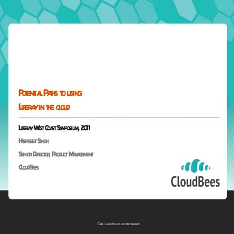 How can Liferay Developers, Deployers move to the Cloud