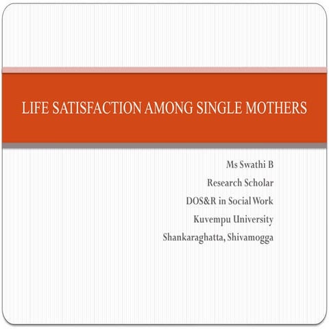 Life Satisfaction of Single Mothers(1).pptx