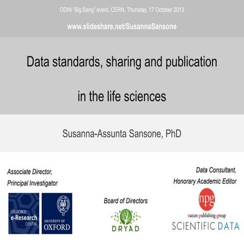 Life science odin-oct2013-sa-sansone