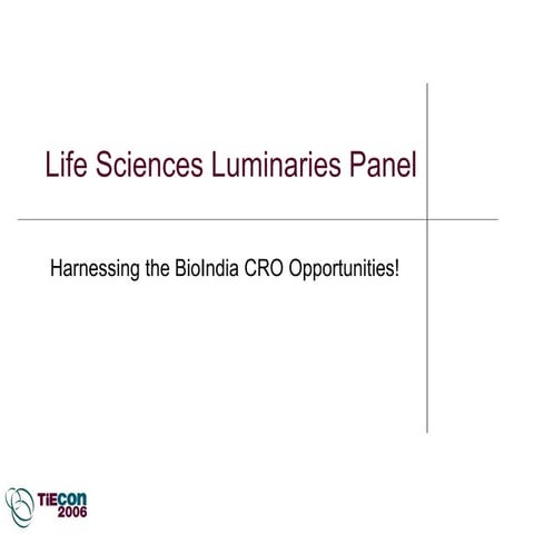 Harnessing BioIndia CRO Opportunities