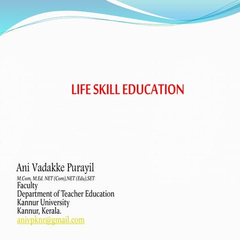 Life skill education