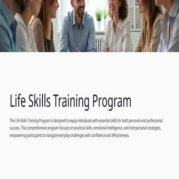 Life Skills Training Program.pptx and st | PPTX