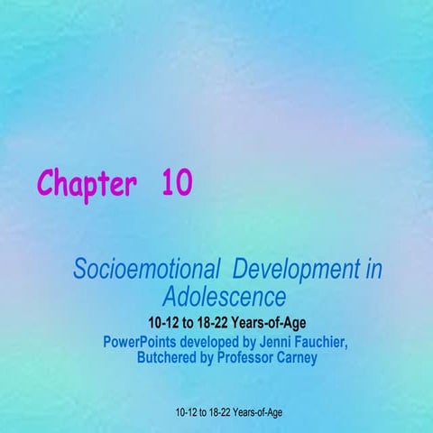 Life span chapter 10
