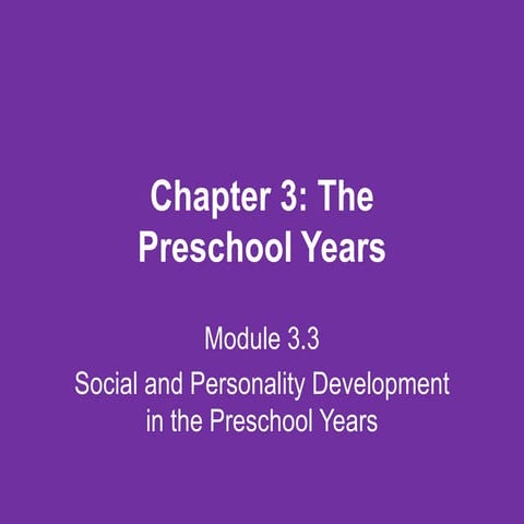 Lifespan psychology   lecture 3.3